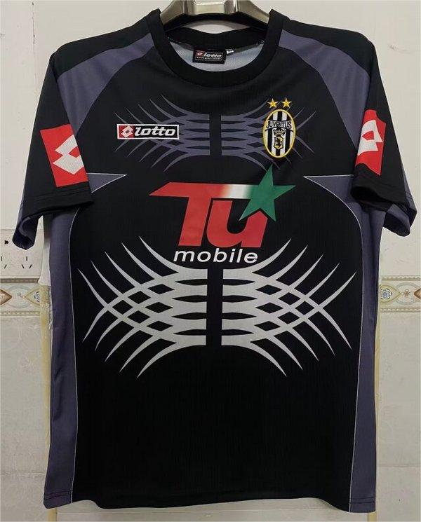 AAA Quality Juventus 01/02 GK Black Soccer Jersey